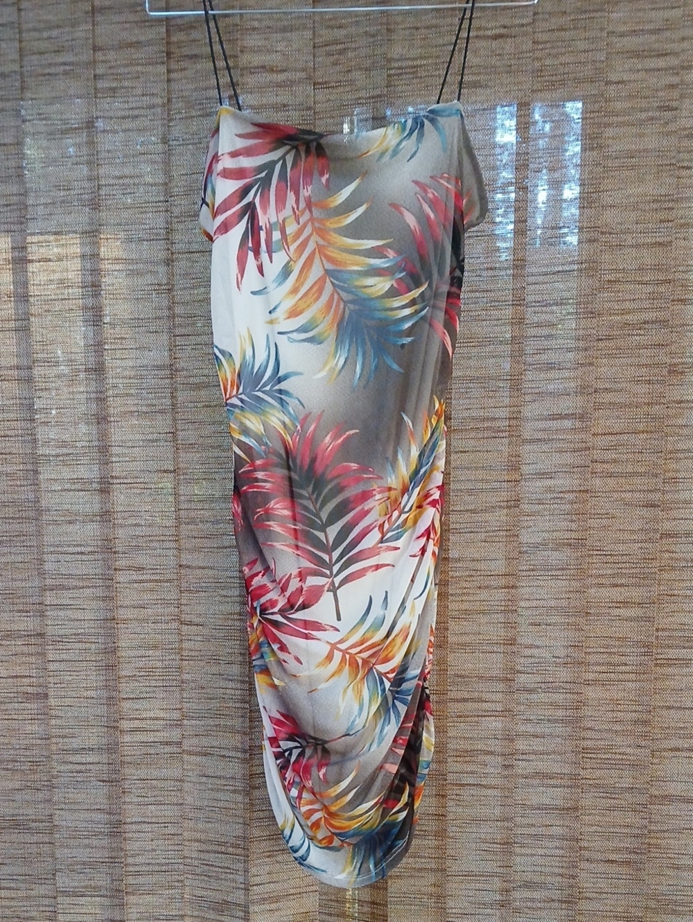 Vintage Y2K TIMING Abstract Print Bodycon Dress